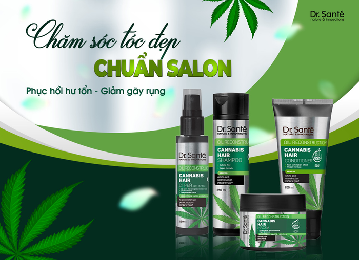 Bộ sản phẩm Cannabis Hair - Giải pháp chăm sóc tóc tại nhà đẹp chuẩn Salon Ảnh 1
