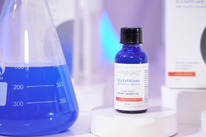 Hinnao Glutathione - Phương pháp trắng da an toàn, hiệu quả đến từ Anh quốc, với công nghệ Liposome ổn định cao và dạng nhỏ giọt ngậm dưới lưỡi