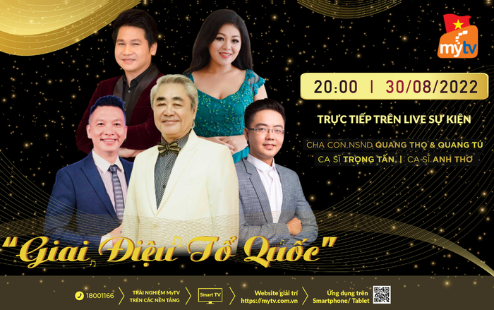 MyTV độc quyền truyền hình trực tiếp liveshow 'Giai điệu Tổ quốc' mừng 2/9 từ Nhà Hát Lớn Hà Nội Ảnh 2