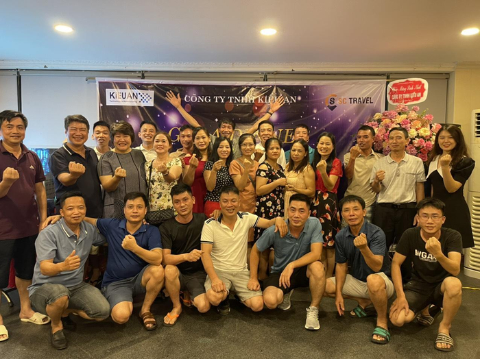 Công ty KIEUAN Technology Manufacturing đồng hành cùng Sông Công Travel trong các cuộc họp mặt teambuilding gắn kết tập thể