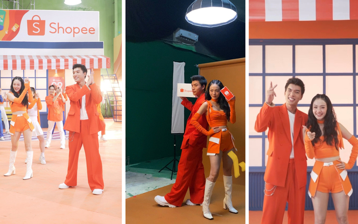 Vừa gây bão mạng với đoạn TVC bùng nổ visual, Minh Hằng - HIEUTHUHAI lại 'đốn tim' fan với loạt tương tác cực đáng yêu sau hậu trường Ảnh 2