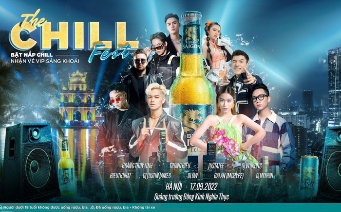 Hoàng Thuỳ Linh, JustaTee, Trọng Hiếu, HIEUTHUHAI cực cháy tại The Chill Fest - sự kiện 'biển' đầu tiên giữa lòng thủ đô Hà Nội Ảnh 2