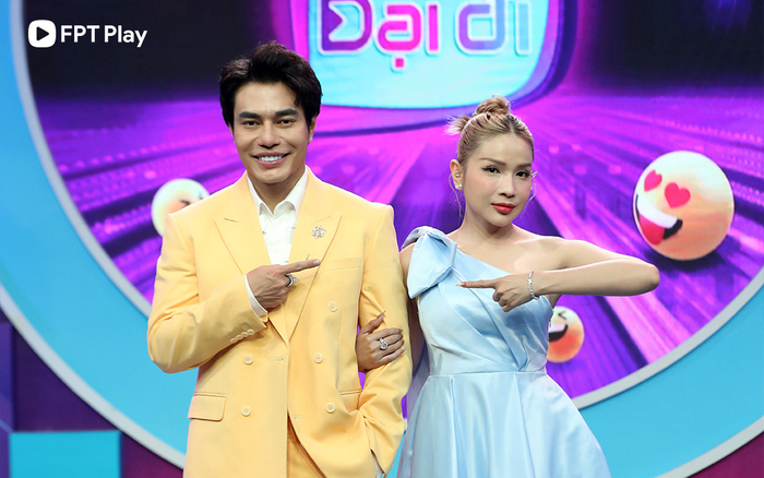 Khả Như 'te tua' khi dẫn chương trình cùng Lê Dương Bảo Lâm tại Đoán Đại Đi Ảnh 2