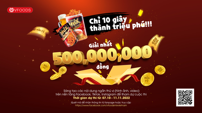 Cơ hội rinh giải thưởng 500 triệu đồng và trở thành nhà sáng tạo nội dung hot nhất năm cùng Vfoods MIX Vietnam Ảnh 1