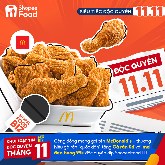 Nếu mê mẩn cảm giác cắn vào miếng gà ngoài vàng giòn, trong mọng nước với giá 0 đồng, nhớ canh ngày canh giờ chốt đơn đúng điệu nhé các thánh ăn!