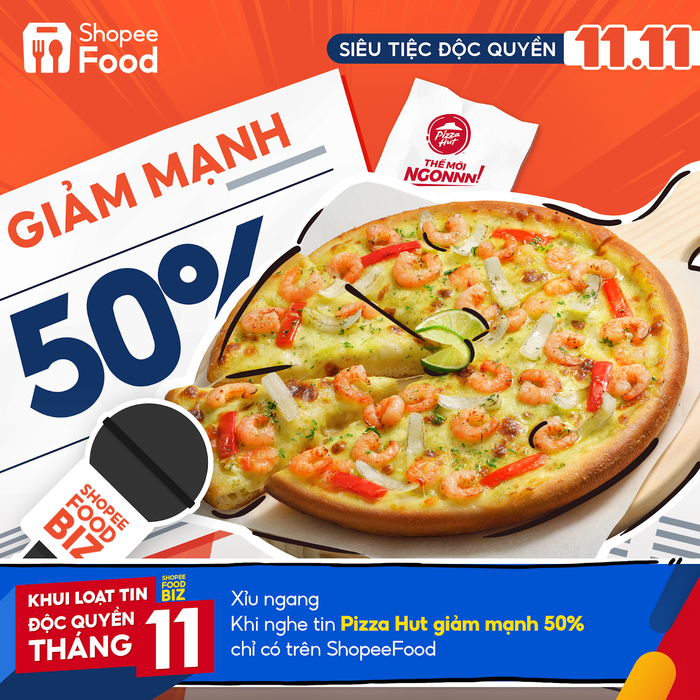 Trước khi chốt đơn, đừng quên thao tác nhập vào mã PIZZAHUT70 để được giảm ngay 70.000 đồng cho tất cả các đơn từ 140.000 đồng nhé!