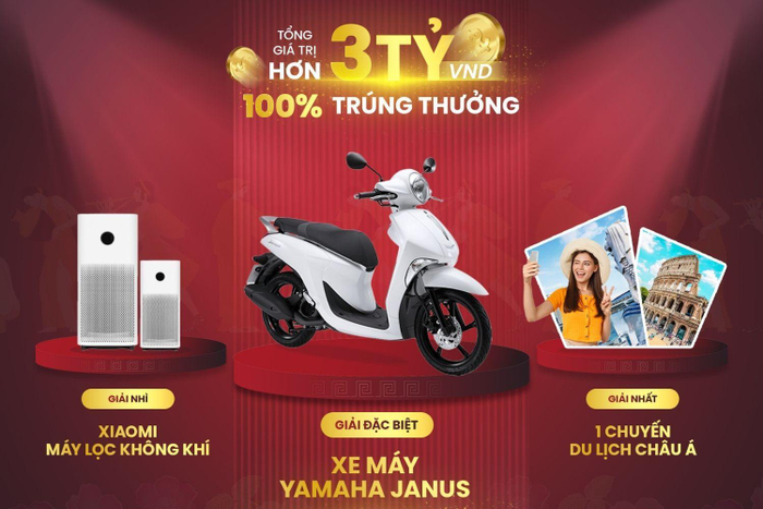 Chương trình “Mua sữa tắm nước hoa - Trúng xe tay ga” với tổng giá trị giải thưởng hơn 3 tỷ đồng (Ảnh: Eurostars Vietnam). 