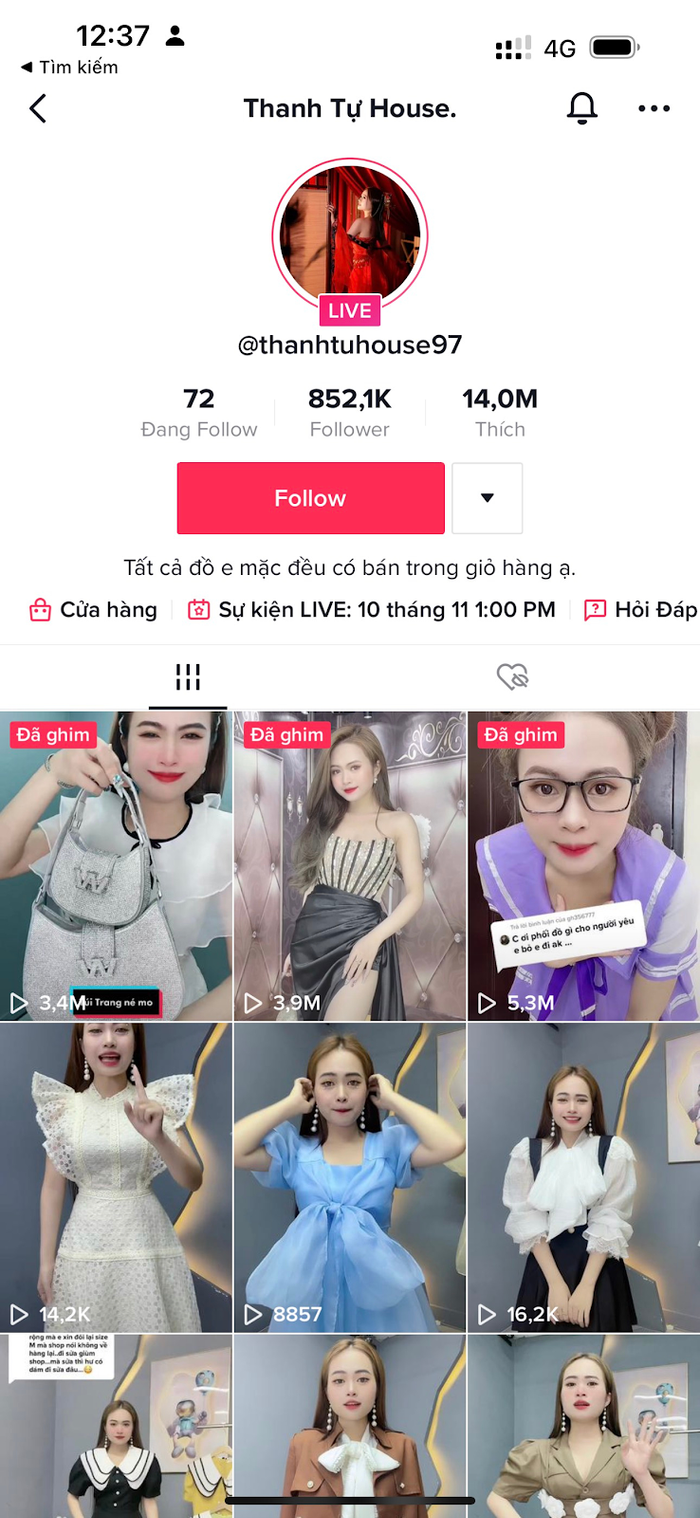Thanh Tự có nhiều video lọt top xu hướng Tiktok 2022 – 2023