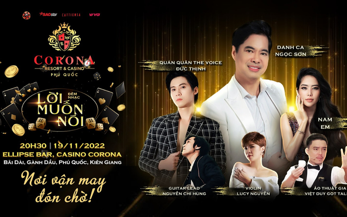 Danh ca Ngọc Sơn, ca sĩ Nam Em cùng quán quân Giọng Hát Việt Hoàng Đức Thịnh 'đổ bộ' đêm nhạc Lời Muốn Nói tại Phú Quốc Ảnh 2
