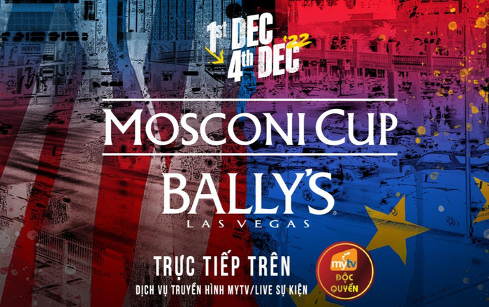 Giải Bi-a Pool Mosconi Cup 2022 danh giá trực tiếp và độc quyền trên Truyền hình MyTV Ảnh 2