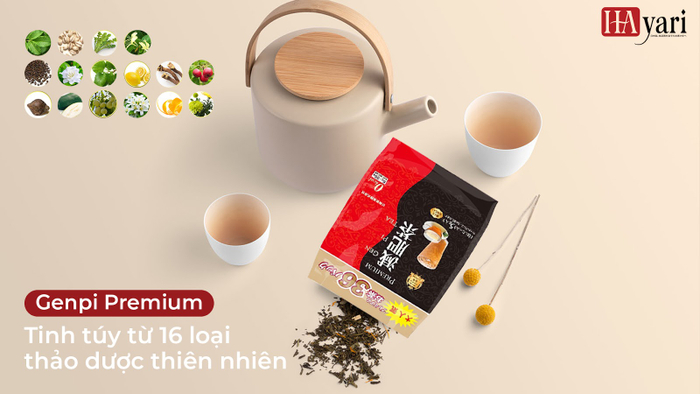 Trà Genpi Premium – Phương pháp giảm cân an toàn hiệu quả từ 16 loại thảo mộc Ảnh 2