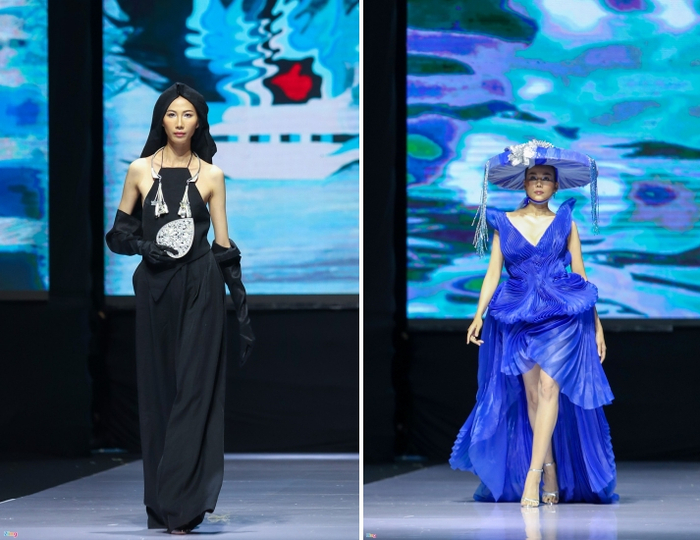 Các thiết kế trong bộ sưu tập “Sương” đều lấy cảm hứng từ tinh hoa Bắc Bộ. Ảnh: Ngọc Duy