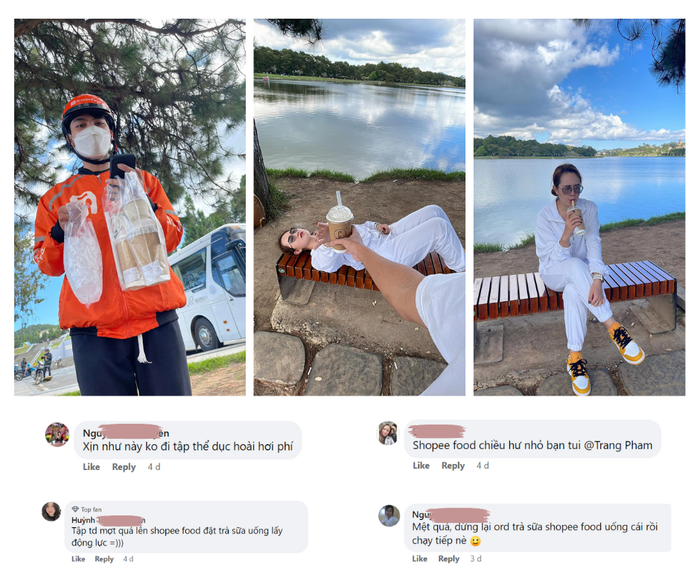 “Cứu tinh” ShopeeFood xuất hiện với hai cốc trà sữa trên tay là cô bạn tỉnh lại tức thì…nhưng đi bộ tiếp hay không thì hồi sau vẫn chưa rõ!