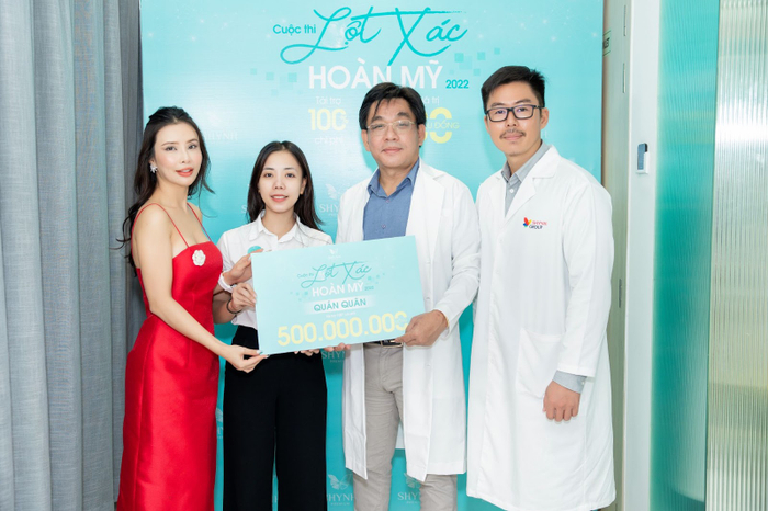 Thí sinh quán quân nhận giải thưởng 500 triệu đồng và phẫu thuật thẩm mỹ miễn phí 