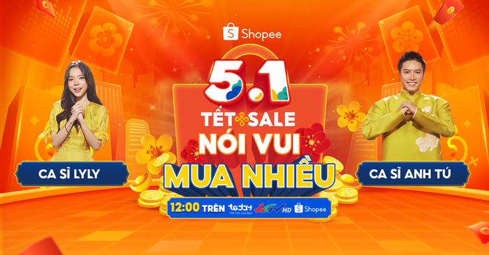 Đúng 12H trưa nay, đón xem số đặc biệt Nói Vui Mua Nhiều mừng xuân Quý Mão trong khuôn khổ sự kiện “5.1 Tết Sale - Freeship cho mọi nhà”.