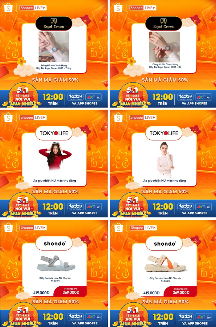 Chương trình mang đến loạt deal độc quyền từ các thương hiệu Royal Crown Vietnam, Shondo và Tokyolife và hàng nghìn voucher với tổng trị giá lên đến 300 triệu đồng.