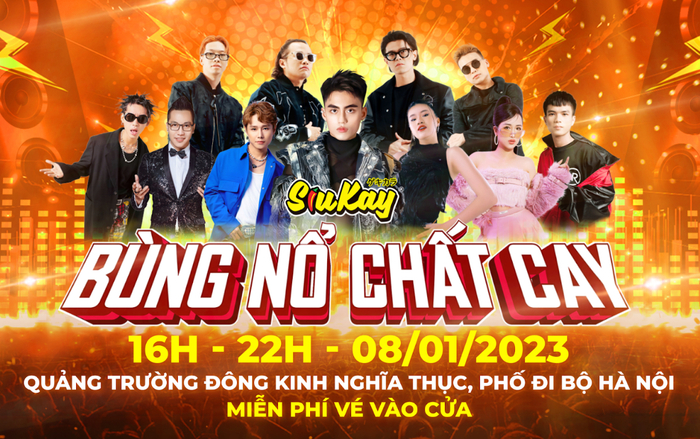 Hội ngộ dàn sao cực hot trong đêm nhạc 'SiuKay - Bùng nổ chất cay' ở phố đi bộ Hà Nội Ảnh 2