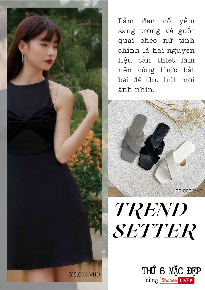 “Mặc gì để gây ấn tượng trong buổi hẹn hò đầu tiên” sẽ không còn là câu hỏi hóc búa nếu bạn sở hữu “bộ đôi” thần thánh này. Đừng bỏ lỡ cơ hội săn deal sốc chỉ có tại chương trình “Thứ 6 mặc đẹp cùng Shopee Live” vào lúc 11 giờ trưa nay.