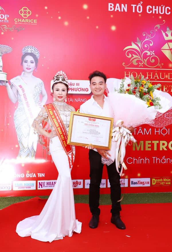 Cô từng đạt giải chính là Á hậu Doanh nhân Việt Nam 2019