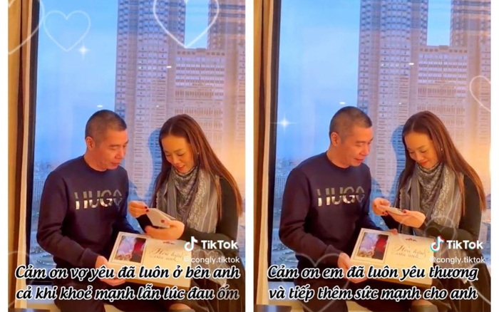 Bà xã Công Lý phản ứng 'lạ' khi được chồng gọi là hoa hậu Ảnh 2