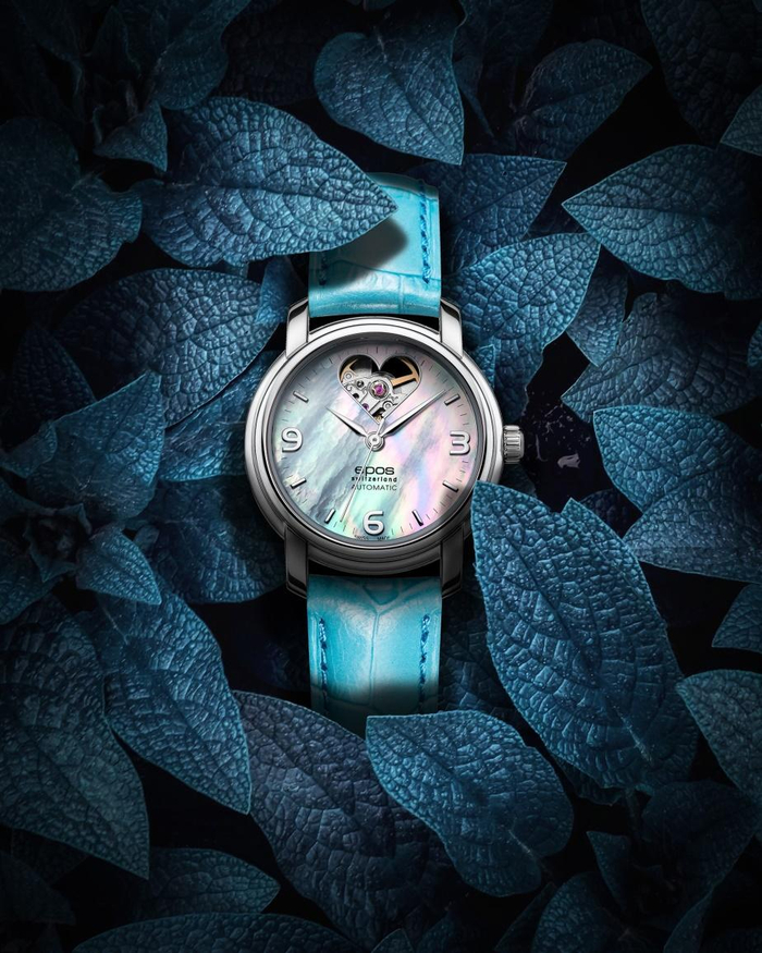 Thiết kế đồng hồ nữ Epos lộ máy độc đáo mang lại vẻ đẹp vừa cá tính nhưng vẫn rất nhẹ nhàng