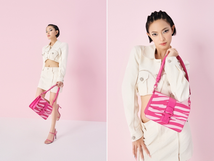 Bỏ qua những định kiến về sắc hồng phải nữ tính, mộng mơ, với BST CHARLES & KEITH x CHAU BUI, vẻ đẹp ngọt ngào cũng có thể song hành với nét nổi loạn bên trong của phụ nữ.