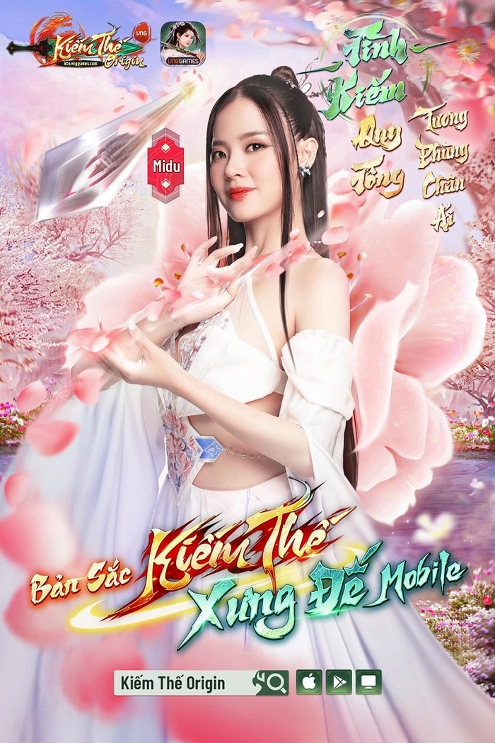 Mang sức mạnh Tình Kiếm xông pha thiên hạ, đại sứ Midu đẹp trong trẻo ở Kiếm Thế Origin Ảnh 4