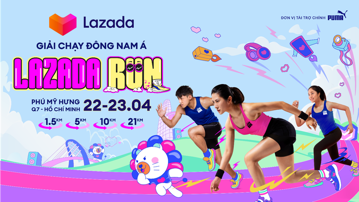 Lazada Run thêm 'nhiệt' với loạt check-in tham gia của các mỹ nhân Việt Ảnh 7