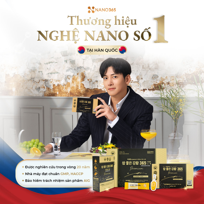 Ji Chang Wook, đại sứ thương hiệu NANO 365 (nguồn: NANO 365)