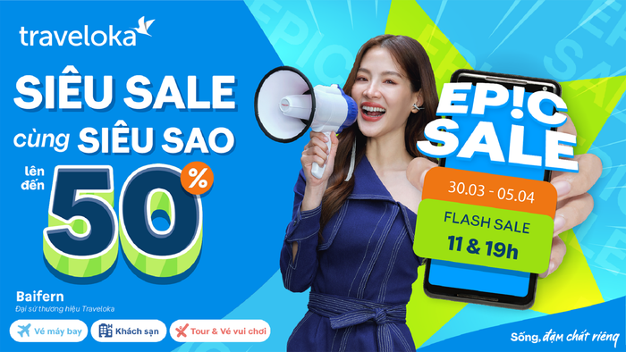 Traveloka Epic Sale 2023 là siêu sale du lịch lớn nhất năm