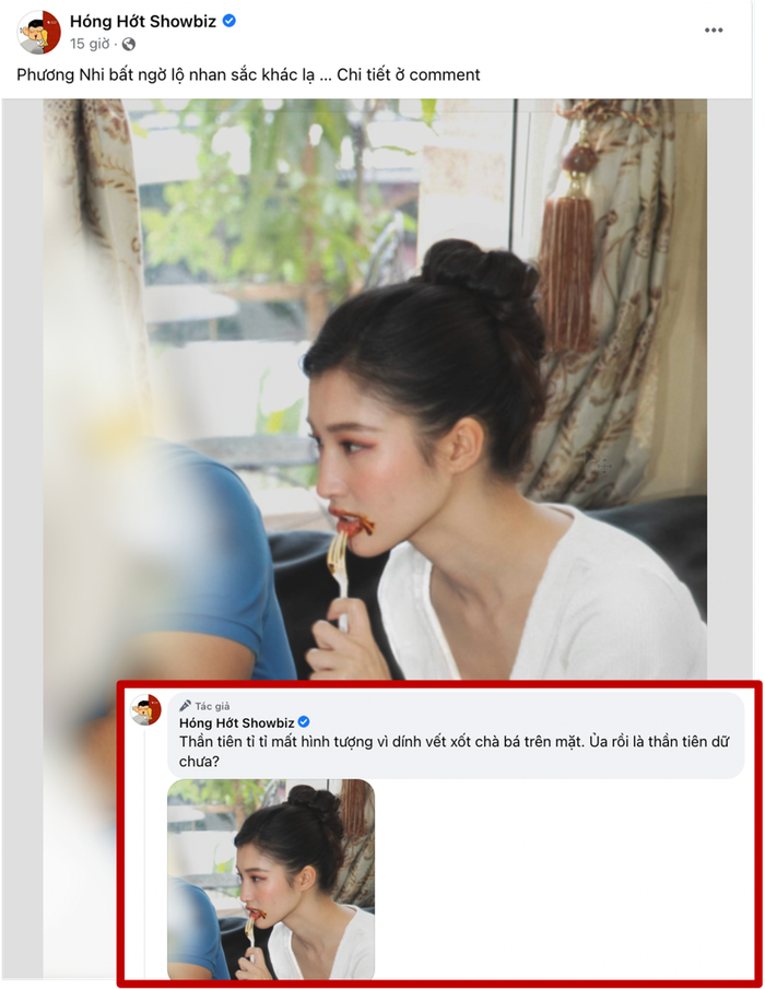 Đến Phương Nhi còn “đánh rơi hình tượng” khi “dính” lấy một khay mì cơ mà