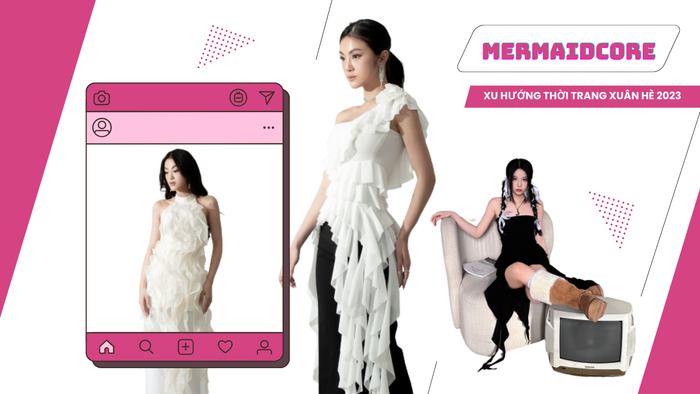 Các chi tiết tua rua được sắp xếp theo chủ ý nghệ thuật là đặc điểm nhận diện thời trang Mermaidcore. Mua ngay các item này từ thương hiệu LSEOUL, CLÉLIE với giá ưu đãi tại Shopee.