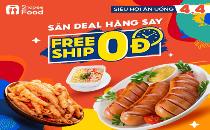 Ăn phủ phê với các món ngon tại '4.4 - Siêu hội ăn uống' của ShopeeFood Ảnh 2