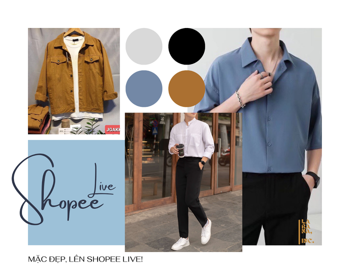 Muốn gây ấn tượng với crush, cánh mày râu trước hết phải “sắm” cho mình một diện mạo thật chỉn chu. Tham khảo ngay loạt gợi ý trang phục chuẩn “soái ca” từ Shopee Live.