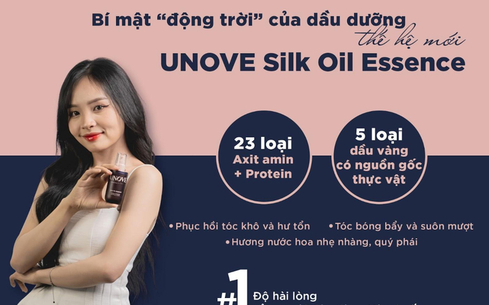 Bí mật 'động trời' của tinh dầu dưỡng tóc thế hệ mới UNOVE Silk Oil Essence Ảnh 2