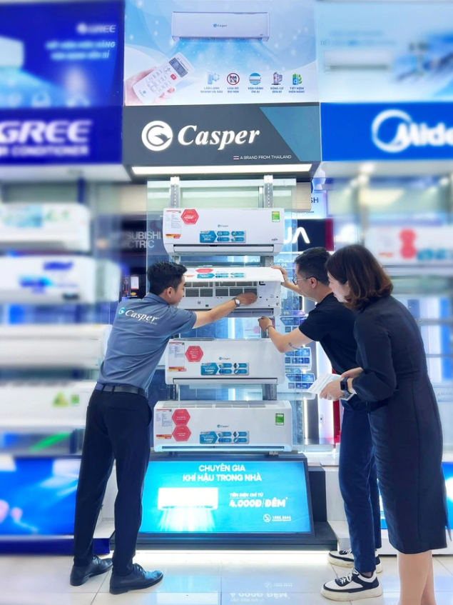 Casper TC-09IS35 hiện sở hữu mức giá 'mềm' nhất so với các mẫu điều hòa Inverter có mặt trên thị trường (Ảnh: Casper Việt Nam).