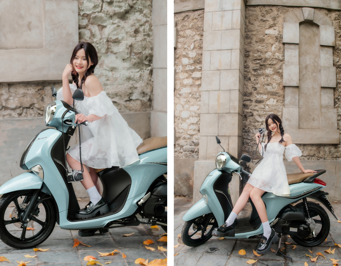 Màu xanh cho những cô nàng nhẹ nhàng