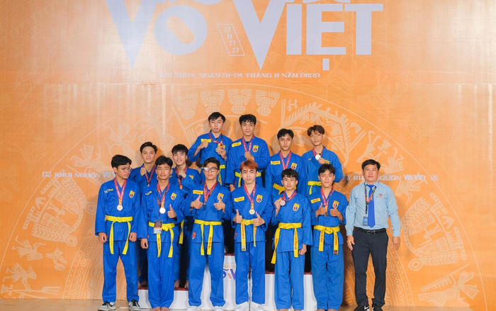 Sinh viên trường công nghệ nhưng trải nghiệm đeo huy chương võ nặng cả cổ Ảnh 2