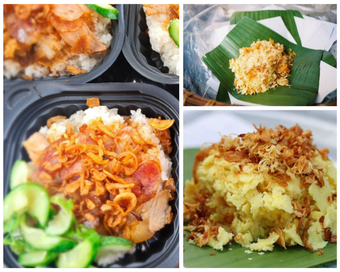 Team miền Nam có thể thưởng thức món xôi xéo, xôi mặn chuẩn vị Bắc tại hàng xôi Nam Việt hoặc Hương Việt trên ứng dụng ShopeeFood.