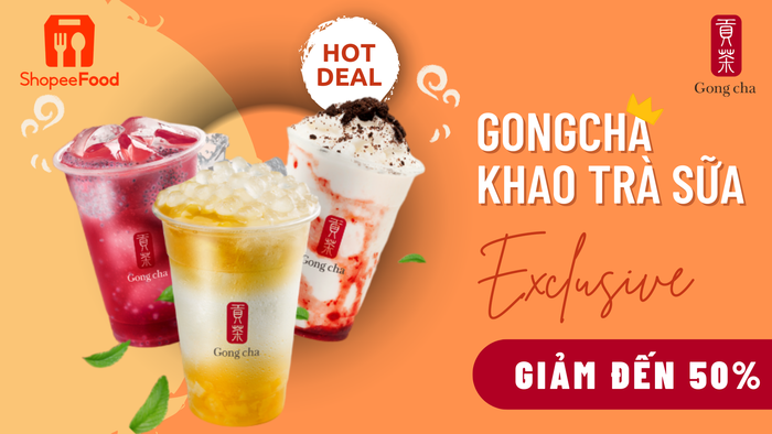 Xuyên suốt “5.5 Siêu Tiệc Chào Hè”, người dùng sẽ được tận hưởng hương vị ngọt ngào, thơm béo, mát lạnh đi kèm hàng loạt topping đặc sắc từ thương hiệu trà sữa Đài Loan nức tiếng này.